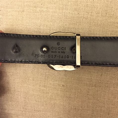 what should an authentic gucci belt serial number look like|is gucci belt genuine.